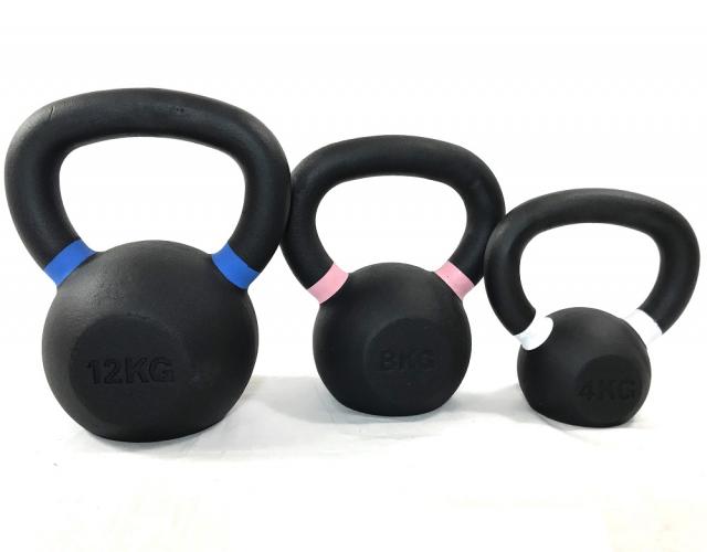 Poeder coating kettlebells 4 t/m 68 kg 5