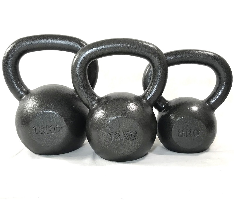 Gietijzeren kettlebells 4 tot 28 kg