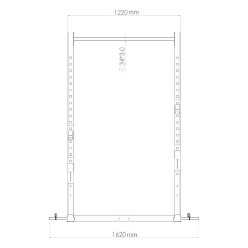 RawFitness squat rack 5