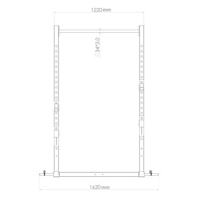 RawFitness squat rack 5