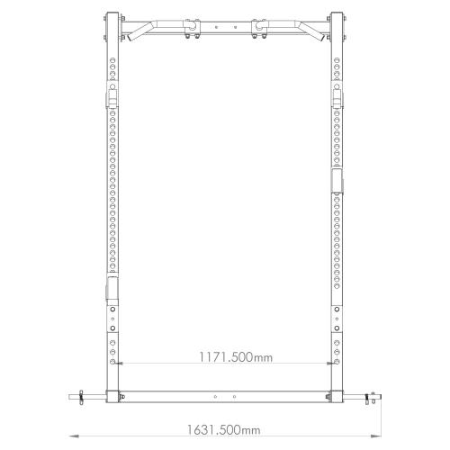RawFitness Halfrack squatrek 4