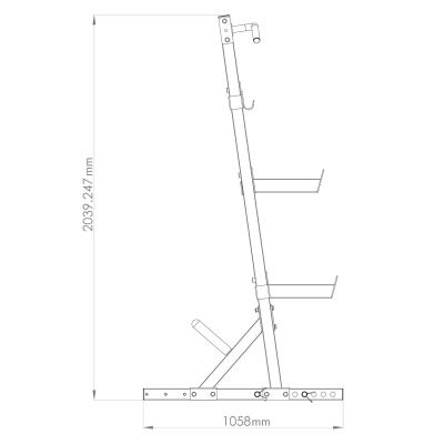 RawFitness Halfrack squatrek 5