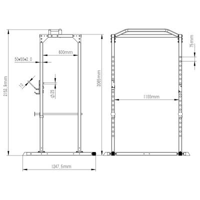 Rawfitness Power rack Garage V.01 1