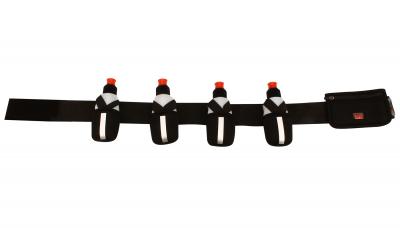 Avento Hardloopriem met 4 Drinkflessen 1