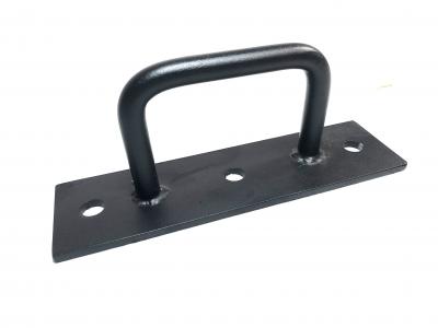 Solid battle rope ring