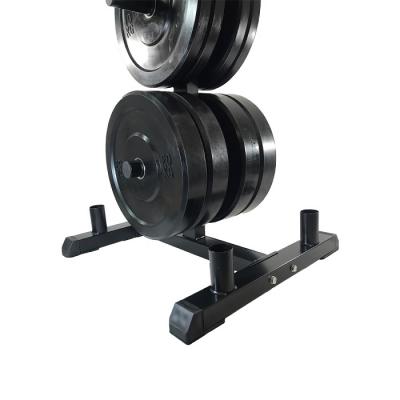 Voordeelset bumpers 140 kg + Olympic plate rack 1