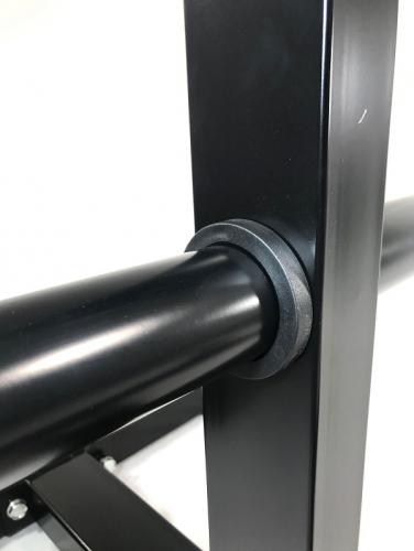 Voordeelset bumpers 140 kg + Olympic plate rack 4