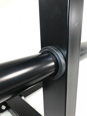 Voordeelset bumpers 140 kg + Olympic plate rack 4