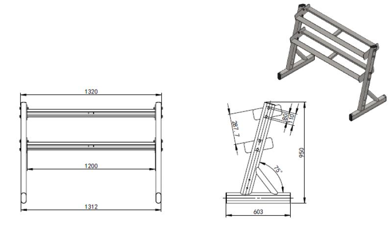 Dumbbell Rack RF-2121 1