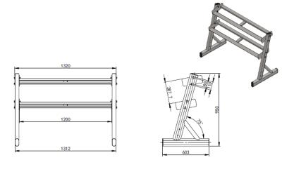 Dumbbell Rack RF-2121 1