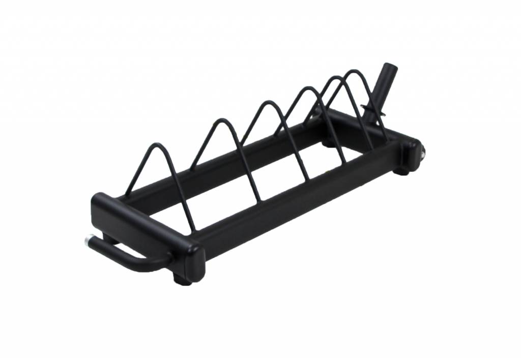 Crossmaxx Bumper plate rack (zwart) 1
