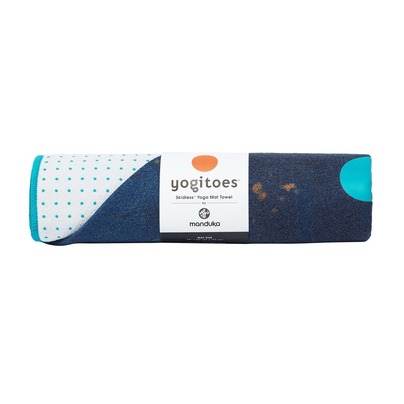 Manduka Yogitoes® Skidless® yoga mat towel 19