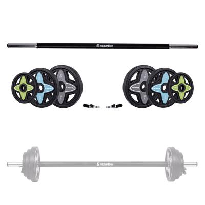 Insportline Barbell + Bumperplate set (2-20kg)