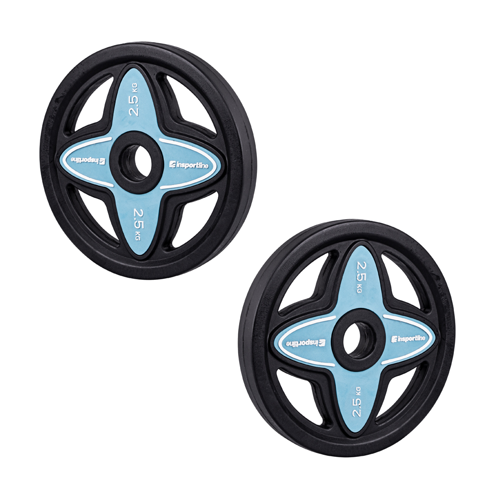 Insportline Barbell + Bumperplate set (2-20kg) 4