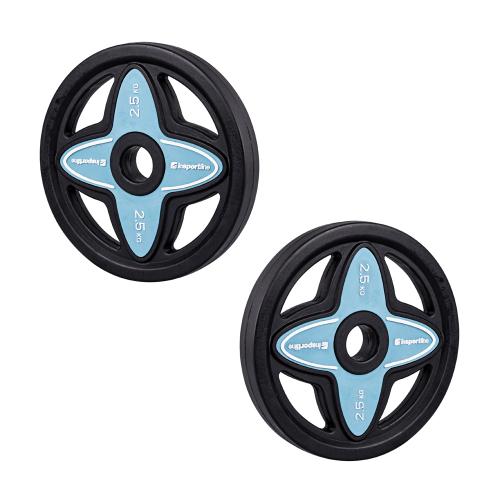 Insportline Barbell + Bumperplate set (2-20kg) 4