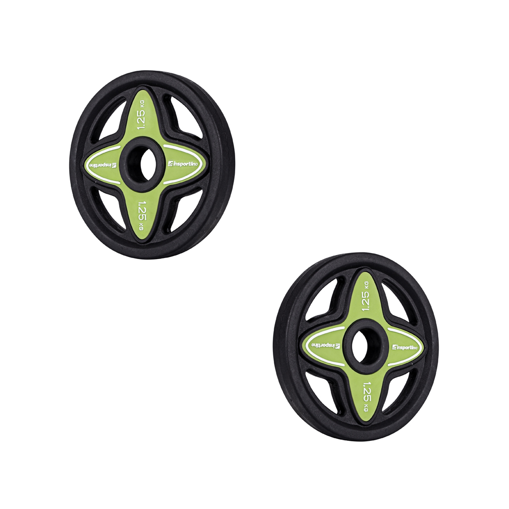 Insportline Barbell + Bumperplate set (2-20kg) 5