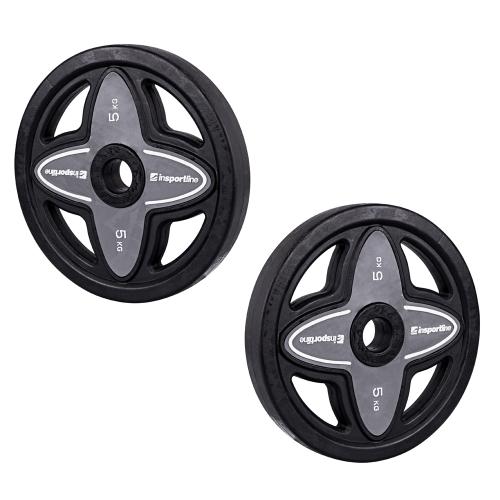 Insportline Barbell + Bumperplate set (2-20kg) 6