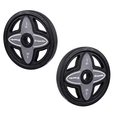 Insportline Barbell + Bumperplate set (2-20kg) 6