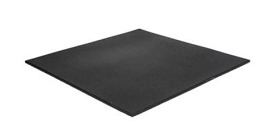 Fitnessvloer standaard 100x100x2 cm (Zwart)