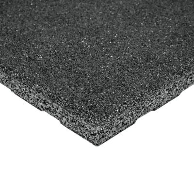 Fitness floor standard 100x100x4,3 cm (Black)   1