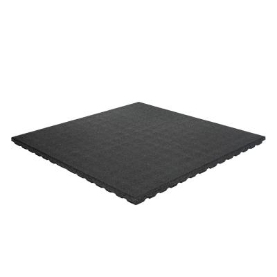 Fitness floor standard 100x100x4,3 cm (Black)   4