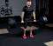 Strongman olympische zwarte halterstang 220 cm (20 kg)