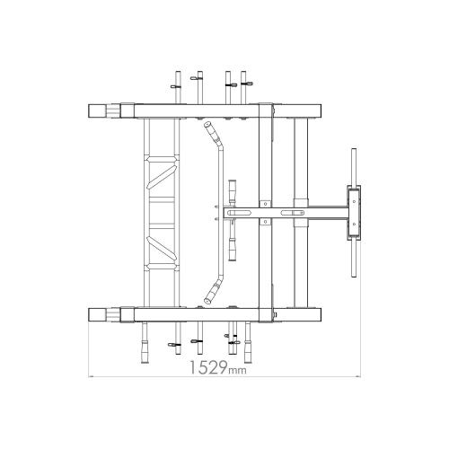 RawFitness power rack PRO + lat pulley 5