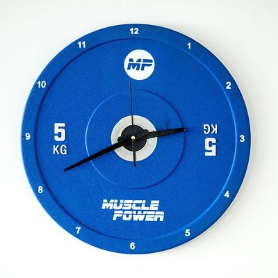 Bumper plate wandklok