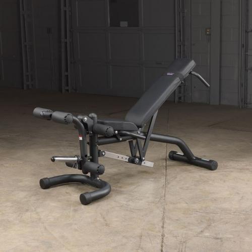 Body-Solid Olympische Leverage Flat Incline Decline Bank FID46 - met Leg Developer 1