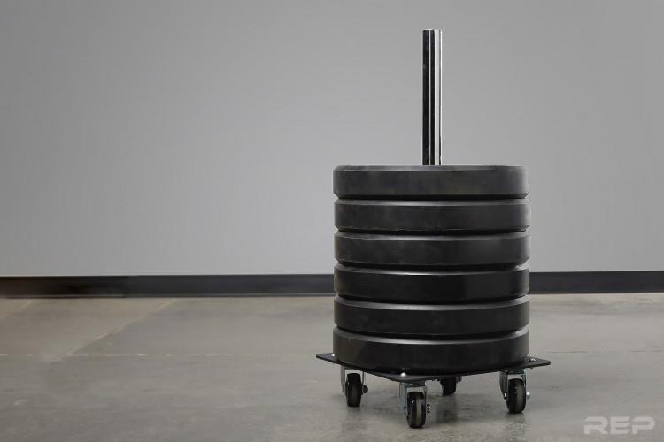 RawFitness Bumper plate rack 2