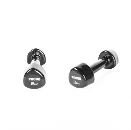 Proud vinyl dumbbell Set (1 t/m 5 kg) 2