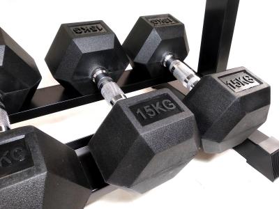 Strongman hexa dumbbells (2.5 - 35 kg) 5
