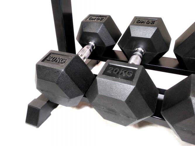 Hex Dumbbells 220 kg 2,5 to 22,5 kg 2