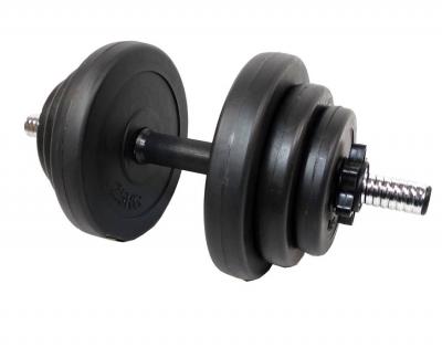 Dumbbell set met cement vulling (2 x 10 kg) 1