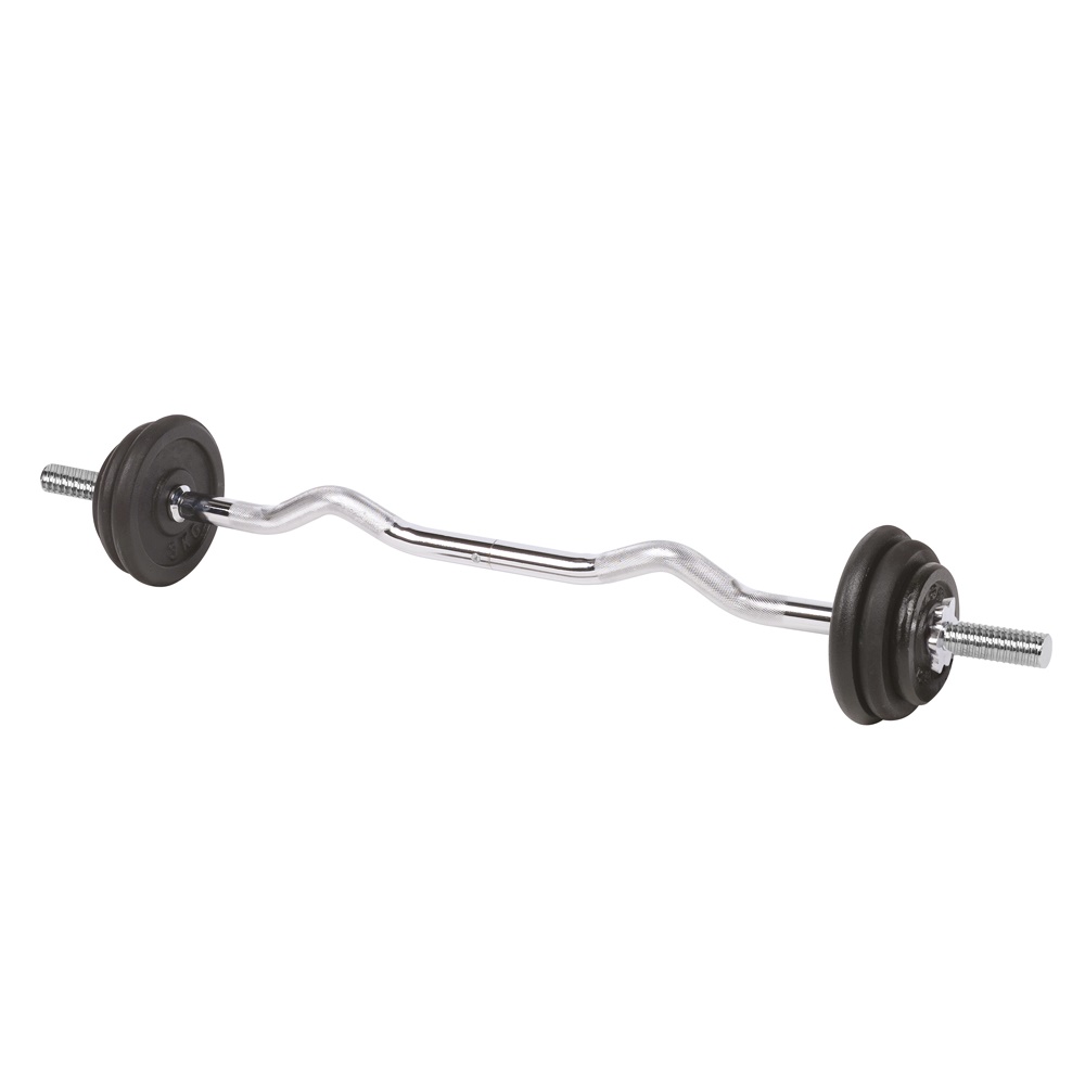 Insportline Curl Barbell Set met koffer 20 kg 1