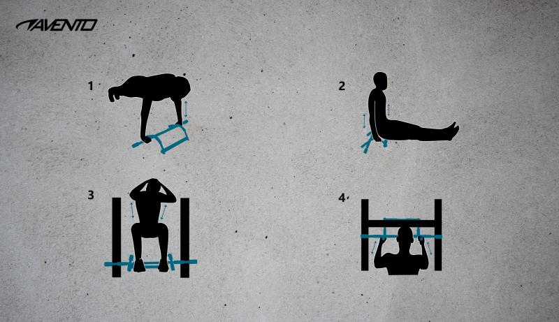 Avento deurstok optrekstang 4