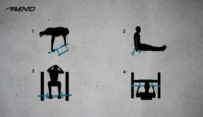 Avento deurstok optrekstang 4