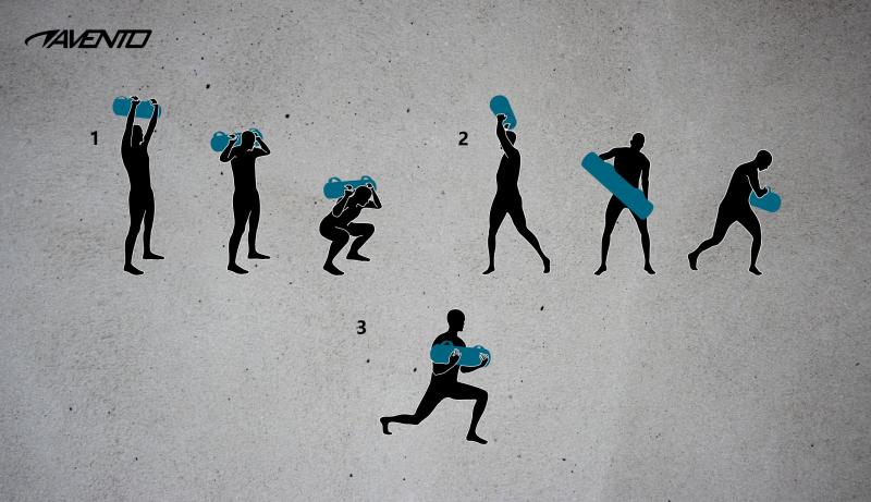 Avento water bag opblaasbaar 14 L /14 KG 3