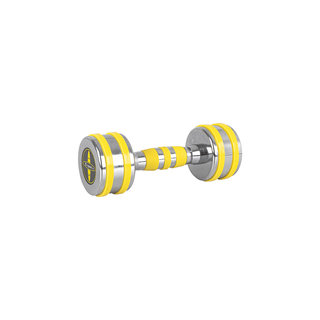 Insportline Chrome Dumbbell Yellsteel (1-14 kg) 3