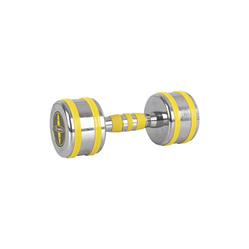 Insportline Chrome Dumbbell Yellsteel (1-14 kg) 7