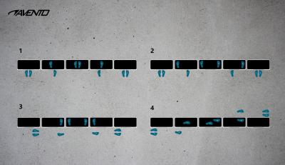 Avento grote fitness stepper 5