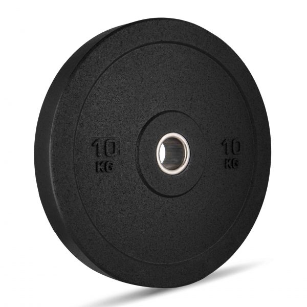 EKO Olympic barbell and 100 kg Hi temp bumper plates 1