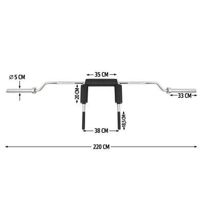 Olympic Squat Bar inSPORTline Barsap 3
