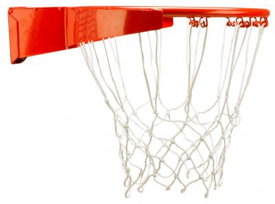 Basketbalring met veer + net