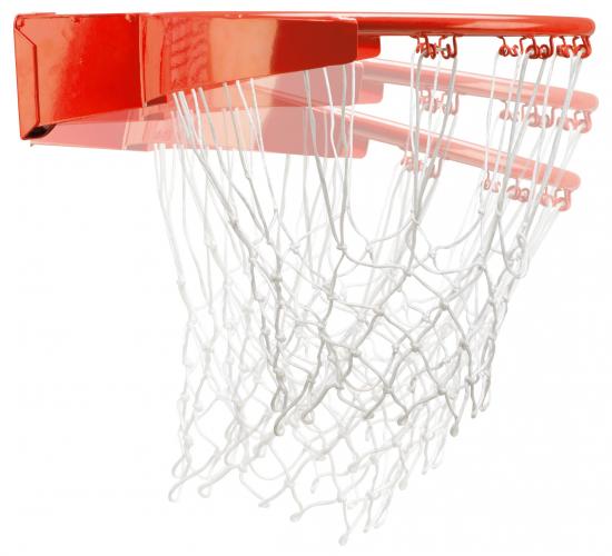 Basketbalring met veer + net 1