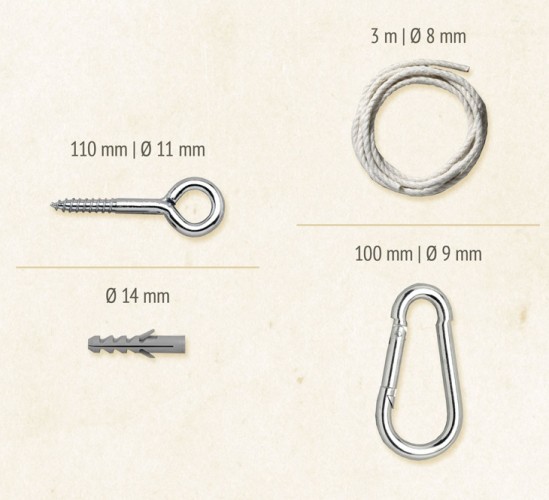 La Siesta SEGURO Hangstoel bevestigingsset 4