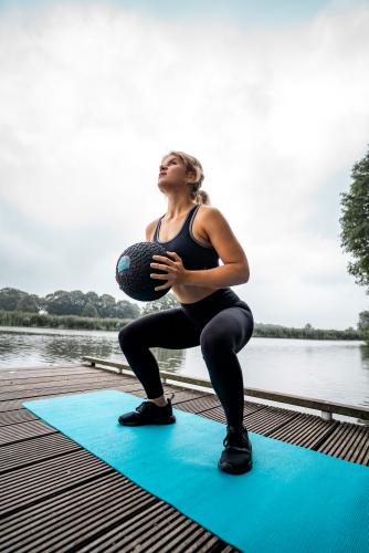 Avento Fitness- en yogamat (4 mm) 5