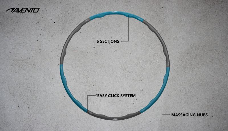 Avento Fitness hoelahoop 1.5 kg 4