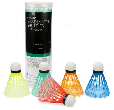 5 colour badminton shuttles