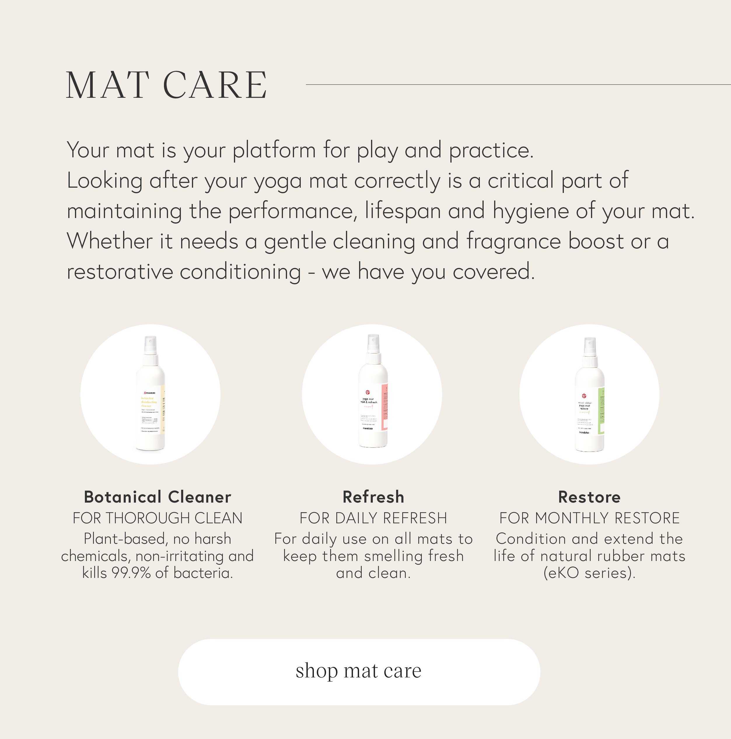 Manduka Botanical Mat Cleaner (227 ml) 4